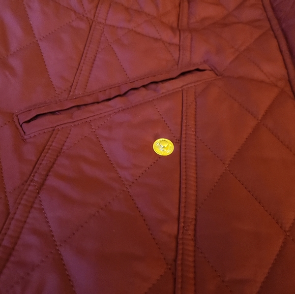 Barbour Millfire Hooded Quilt Jacket - Picture 8 of 8
